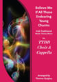 Believe Me If All Those Endearing Young Charms TTBB choral sheet music cover